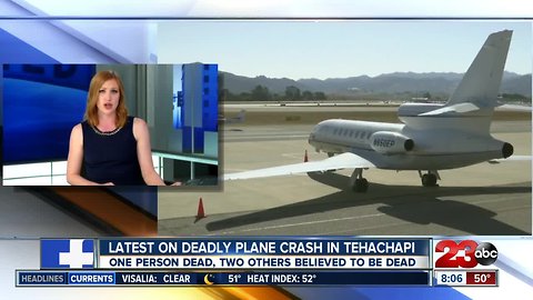 Update on search for victims of plane crash in Tehachapi mountains