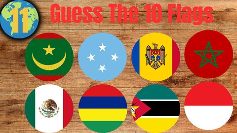 Guess The Flags Of Countries | Time 10 sec | Hard challenge