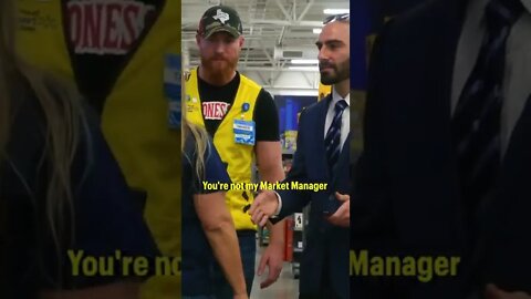 Walmart Fake District Manager Prank 👔😭 #shorts