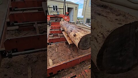 Old School 2x4's on the Woodmizer Sawmill #short #shorts #old-school #woodworking #wickedwoodsnwllc