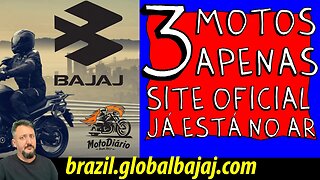 ✅ Acabou o MISTÉRIO, 3 motos para o BRASIL. Site OFICIAL BRASILEIRO da BAJAJ já está no AR