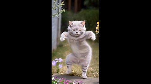 cat jumping dance