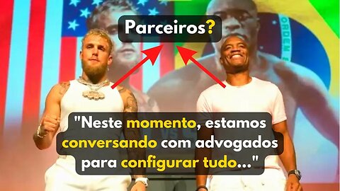 Jake Paul e Anderson Silva vão FUNDAR uma associação juntos?