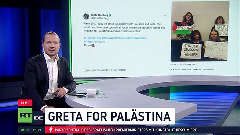 Nahost-Konflikt: Greta Thunberg für Palästina