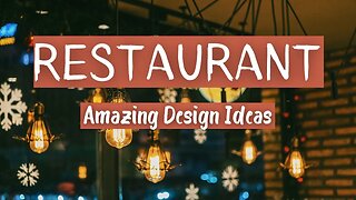 50 Amazing Small Restaurant Design Ideas We love!