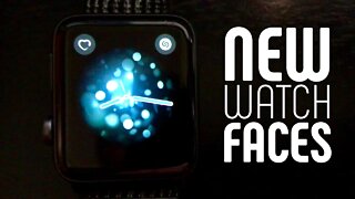 What new watch faces are available on Watch OS 5?