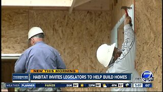 Habitat for Humanity invites legislators to help build homes