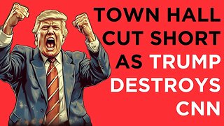 CNN Cuts Town Hall Short as Donald Trump DESTROYS Them and Humiliates Kaitlan Collins