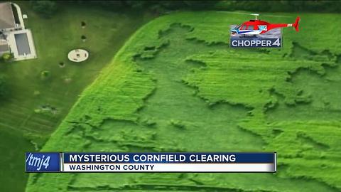 Crop circles found on Wisconsin farm?