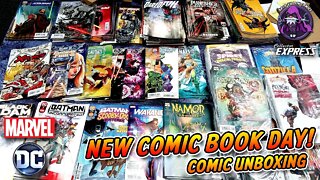 New COMIC BOOK Day - Marvel & DC Comics Unboxing October 12, 2022 - New Comics This Week 10-12-2022