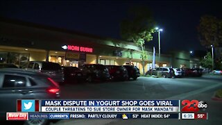 Mask dispute in yogurt shop goes viral