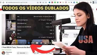 Como assistir todos os vídeos do youtube dublado em português (como traduzir vídeos do youtube)