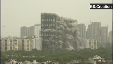 Watch: Noida Twin Towers Brought Down By MassivW Blast