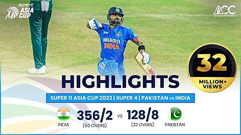 Super11 Asia Cup 2023 | Super 4 | Pakistan vs India | Full Match Highlights ❤️🔥