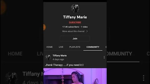 Tiffany Marie Now Wipes Her Channel Clean No More 73 Videos