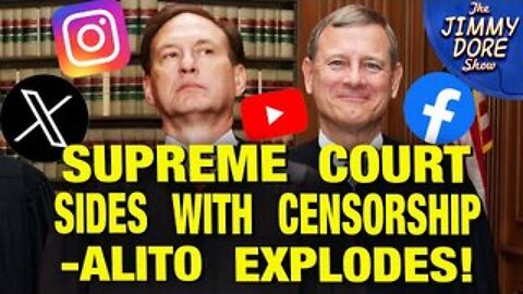 Justice Alito RIPS Supreme Court For Siding With Censorship!