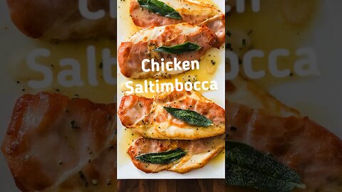 Daily recipe: Chicken Saltimbocca. Subscribe for more daily recipes! #chef #love