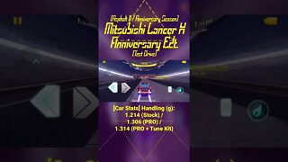 [Asphalt 8: Airborne (A8)] Mitsubishi Lancer Evo X Anni. Edition Test Drive | Anni. Season (#Shorts)