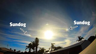 Sun Halo with Sundogs Time Lapse (March 14-2023) GoPro Hero 7