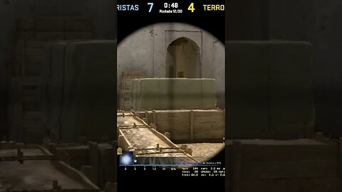 #shorts Último lance no CSGO 4k de Scout na Dust2🌎Counter-Strike: Global Offensive