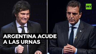 Argentina acude a las urnas para definir la presidencia entre Massa y Milei