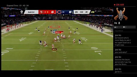 Chicago Bears vs. Detroit Lions Live PS4 Broadcast week 16