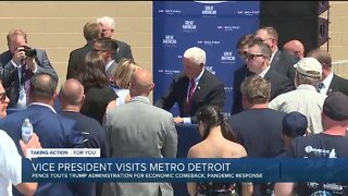 Vice President Mike Pence speaks in Sterling Heights