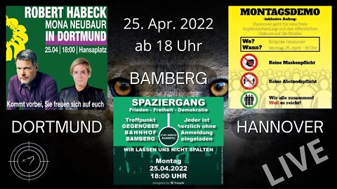 RESTREAM I Dortmund - Besuch von R. Habeck und M. Neubaur sowie Bamberg und Hannover am 25.04.2022