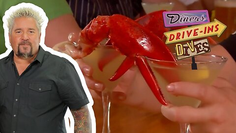 Guy Fieri Tries a... Lobster MARTINI?! 🦞🍸 | Diners, Drive-Ins and Dives | Food Network