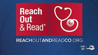 Reach Out & Read feeding Very Hungry Bookshelves