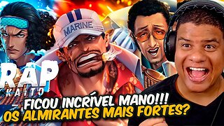 FACES DA JUSTIÇA | ALMIRANTES (One Piece) | Kaito | React Anime Pro