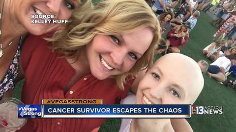 Cancer survivor narrowly escapes Las Vegas shooting