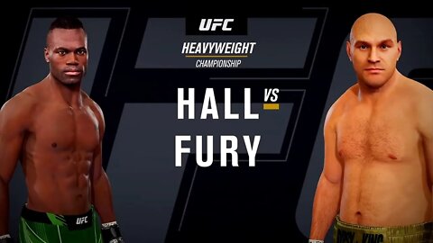 EA Sports UFC 4 Gameplay Tyson Fury vs Uriah Hall