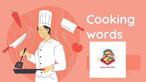 Fun Cooking Words Adventures