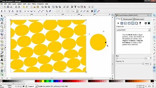 Pattern Fill (Fill and Stroke PART 6) - Inkscape Beginners' Guide ep37