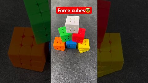 I made 6 force cubes! #cubers #rubikscube #cubing