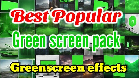 Best Free Popular green screen pack | Green screen Effects