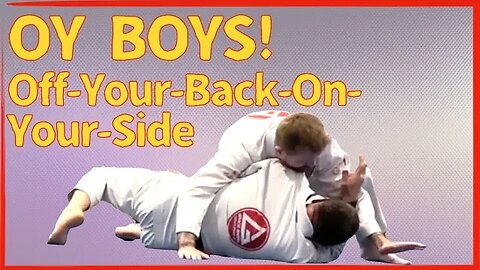 OY BOYS! Off-Your-Back-On-Your-Side. Develop This Habit NOW! Training with Cameron Quinn