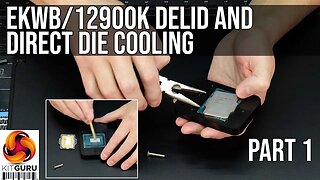 12900K Delid and Direct Die Cooling / EKWB (Part 1)