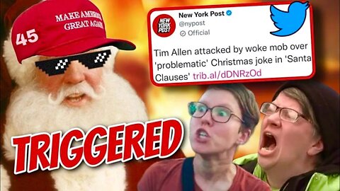 Woke Mob CANCELS Tim Allen Over Santa Clause Series - " Santa Hat is a MAGA Hat"