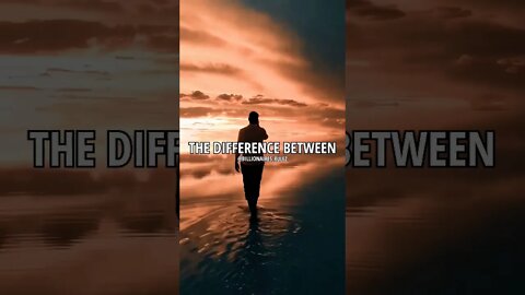 THE DIFFERENCE BETWEEN 😎😈~motivational whatsapp status #motivationalquotes #shorts #shortsfeed