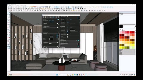 How to best livil room render sitting in v-ray for sketchup (RK STUDIO)