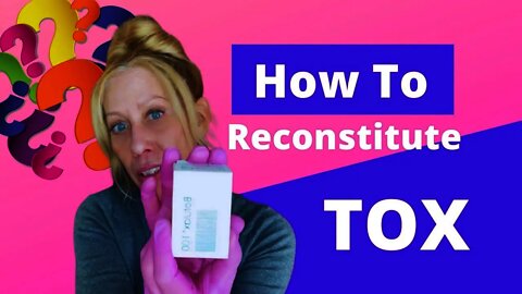 How to Reconstitute Botox (tox) ‼️SASSY10 will save you 10% at Glamderma