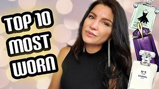 TOP 10 MOST WORN PERFUMES 2020 | FRAGRANCES I WORE THE MOST + Giveaway Winners! #mostwornperfume