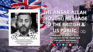 The Ansar Allah (Houthi) message to the British & US public