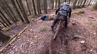 Riding the trails of Bikepark La Bresse: Epic Mountain Bike Downhill Freeride Action"