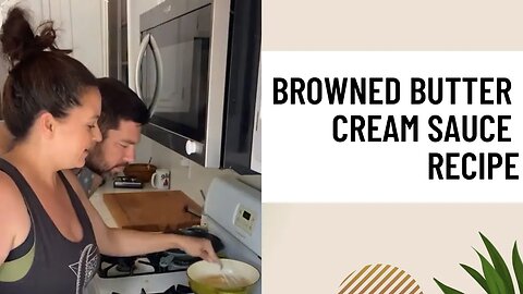 Browned Butter Cream Sauce Recipe || Guest appearance by Jeffrey Luna 😝 #carnivorerecipes