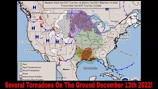 At Least Seven Tornadoes Already On The Ground Texas Louisiana December 13th 2022!