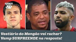 Vestiário do Flamengo pode RACHAR com tantas estrelas? Vampeta SURPREENDE na resposta!