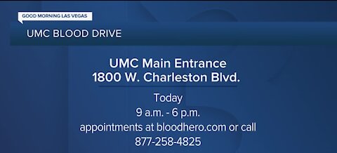 UMC hosts blood drive today